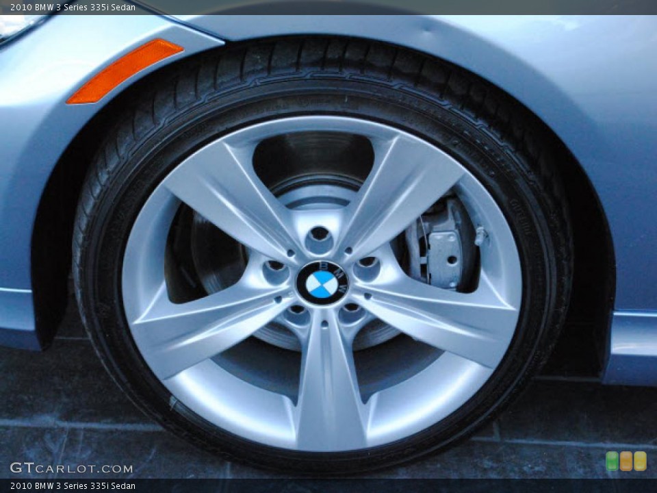 2010 BMW 3 Series 335i Sedan Wheel and Tire Photo #40678866