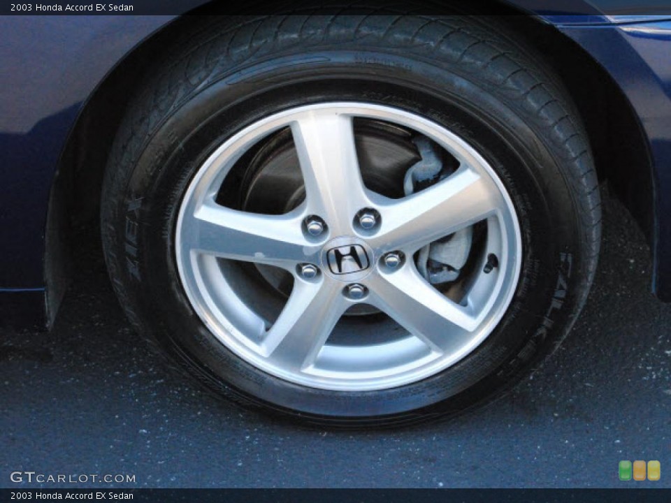 2003 Honda Accord EX Sedan Wheel and Tire Photo #40680030
