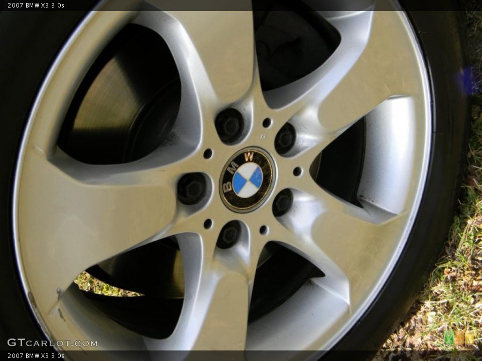 2007 BMW X3 3.0si Wheel and Tire Photo #40680278