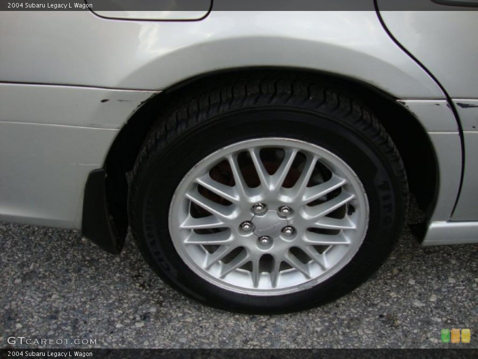 2004 Subaru Legacy L Wagon Wheel and Tire Photo #40682468