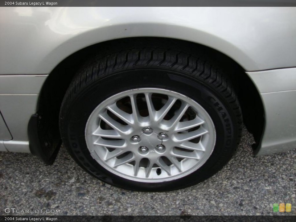 2004 Subaru Legacy L Wagon Wheel and Tire Photo #40682506