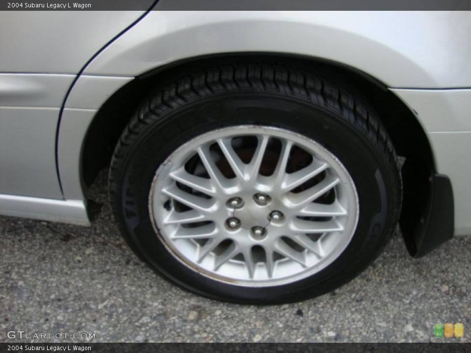 2004 Subaru Legacy L Wagon Wheel and Tire Photo #40682634