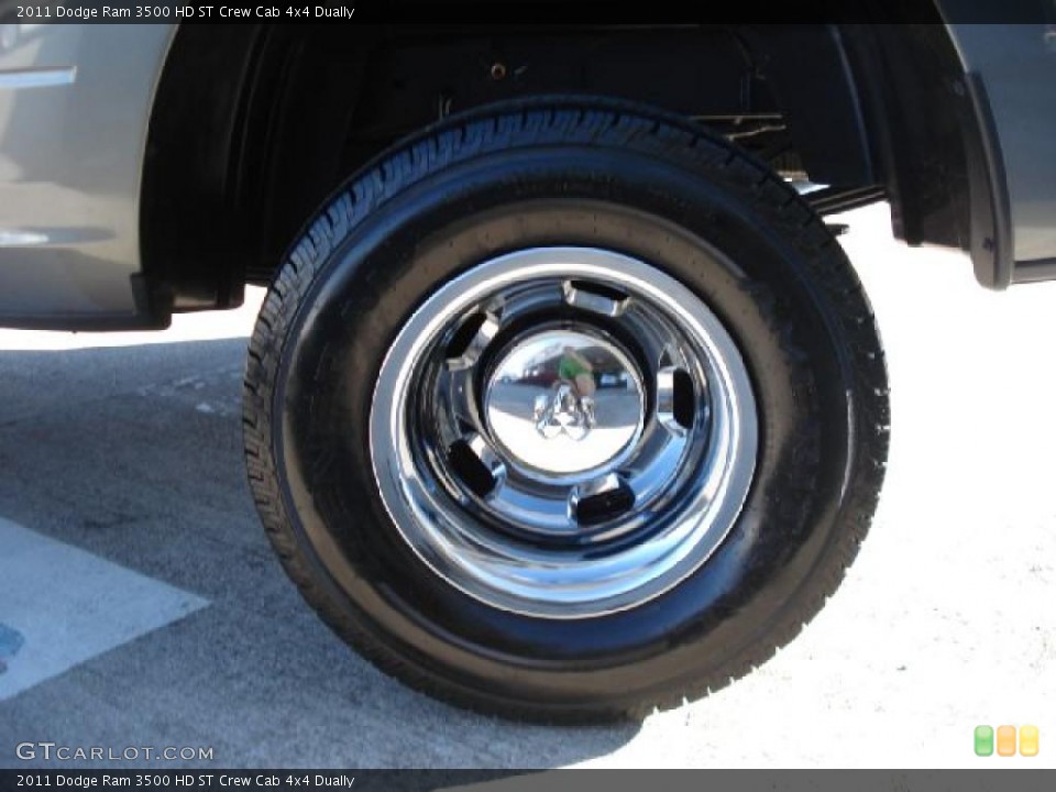 2011 Dodge Ram 3500 HD ST Crew Cab 4x4 Dually Wheel and Tire Photo #40684898
