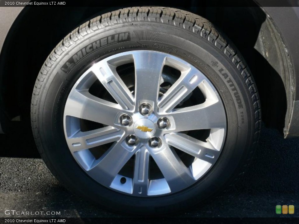2010 Chevrolet Equinox LTZ AWD Wheel and Tire Photo #40685558