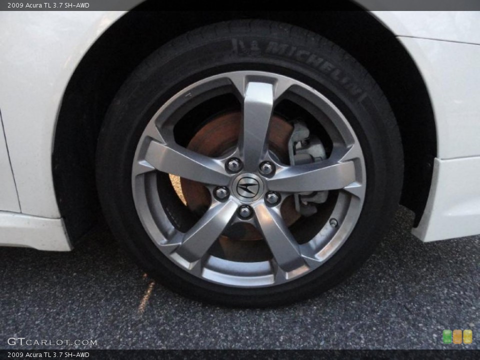 2009 Acura TL 3.7 SH-AWD Wheel and Tire Photo #40688226