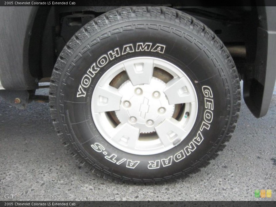 2005 Chevrolet Colorado LS Extended Cab Wheel and Tire Photo #40701865