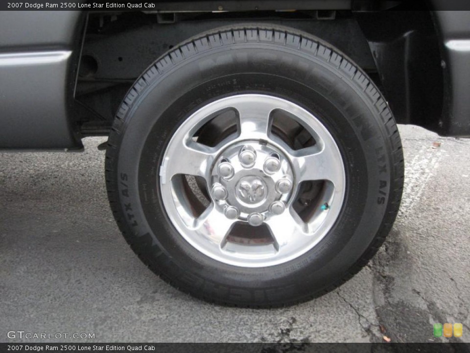 2007 Dodge Ram 2500 Lone Star Edition Quad Cab Wheel and Tire Photo #40703309