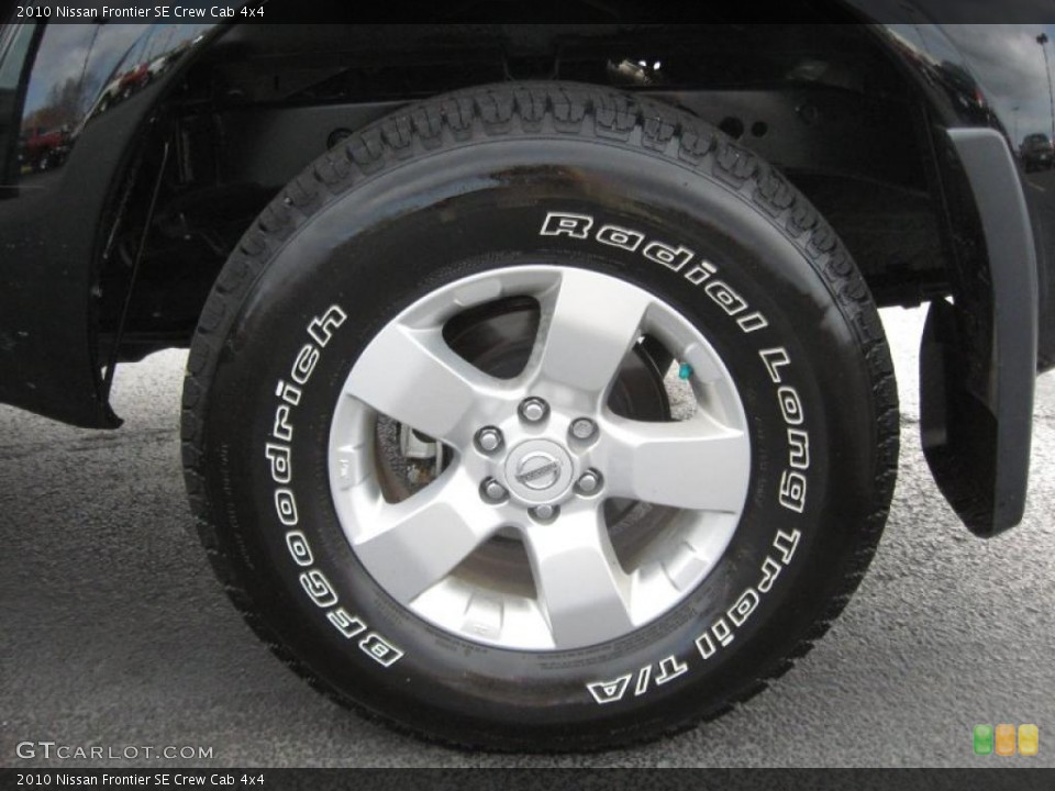 2010 Nissan Frontier SE Crew Cab 4x4 Wheel and Tire Photo #40704629