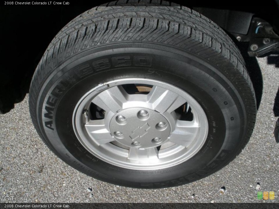 2008 Chevrolet Colorado LT Crew Cab Wheel and Tire Photo #40708521