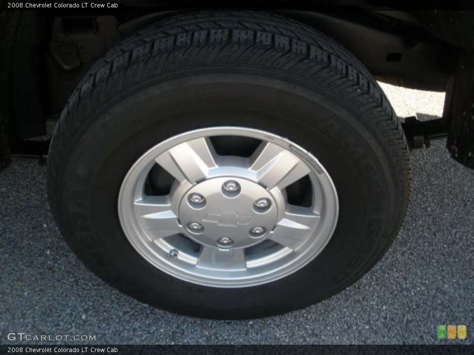2008 Chevrolet Colorado LT Crew Cab Wheel and Tire Photo #40708553