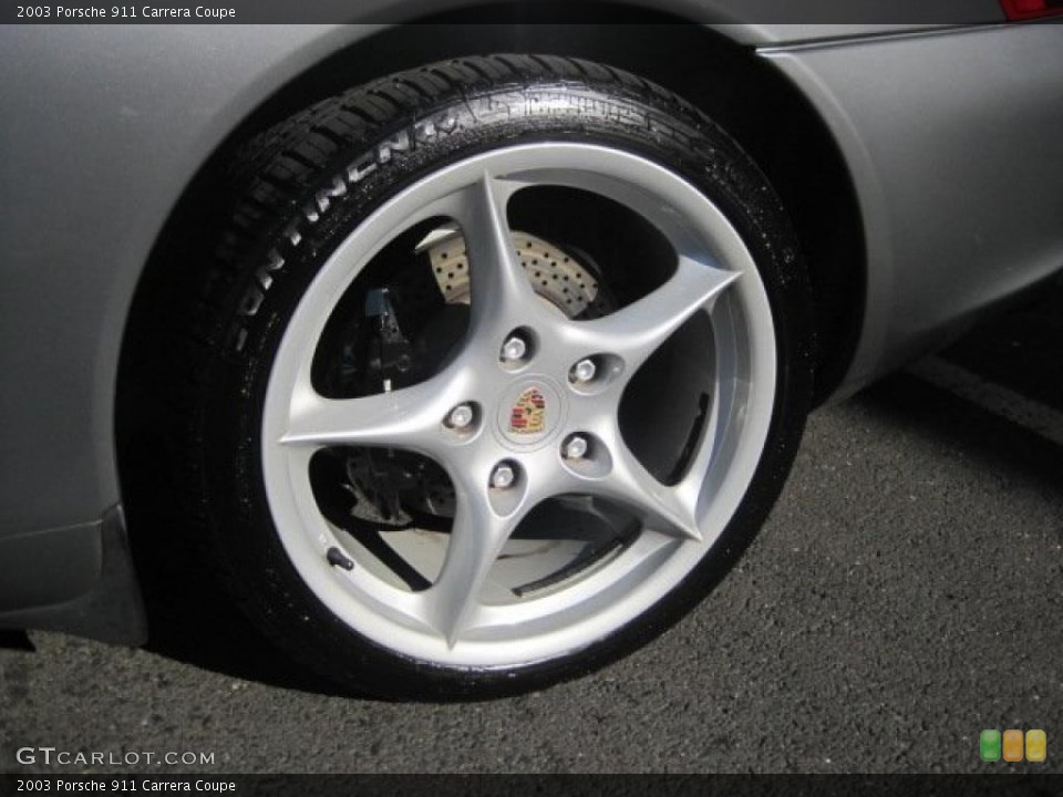 2003 Porsche 911 Carrera Coupe Wheel and Tire Photo #40713166