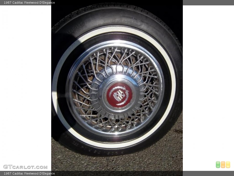 1987 Cadillac Fleetwood D'Elegance Wheel and Tire Photo #40714254