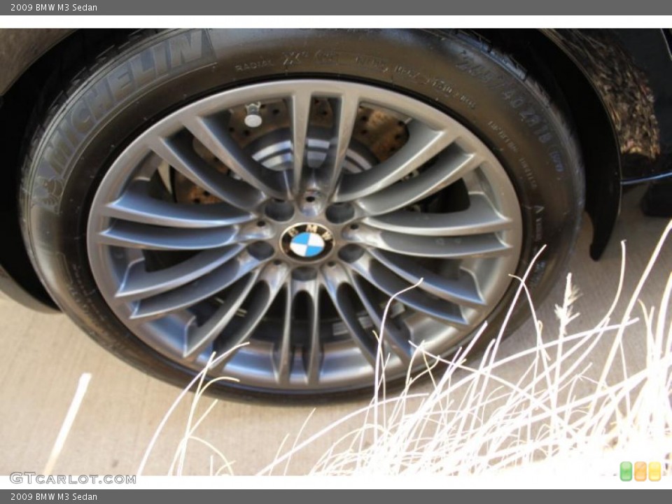 2009 BMW M3 Sedan Wheel and Tire Photo #40716318