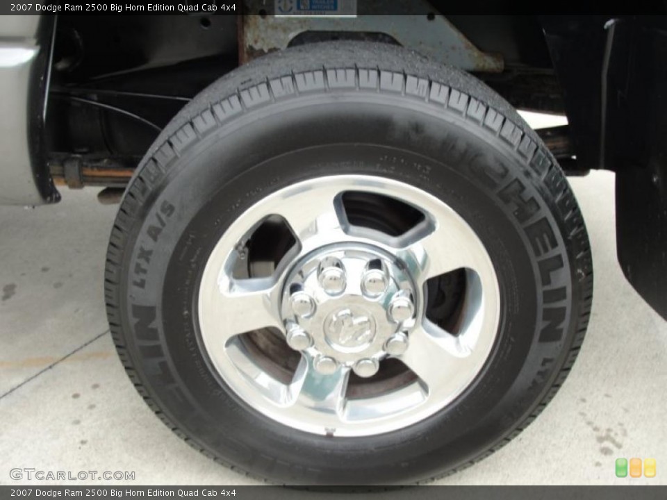 2007 Dodge Ram 2500 Big Horn Edition Quad Cab 4x4 Wheel and Tire Photo #40721354