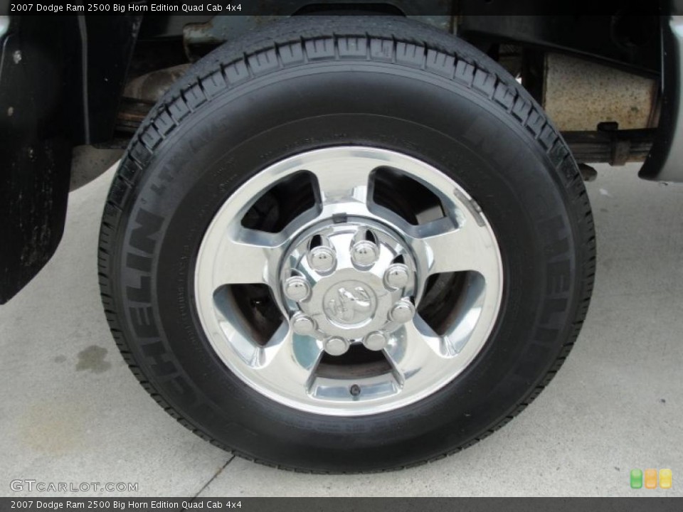 2007 Dodge Ram 2500 Big Horn Edition Quad Cab 4x4 Wheel and Tire Photo #40721370