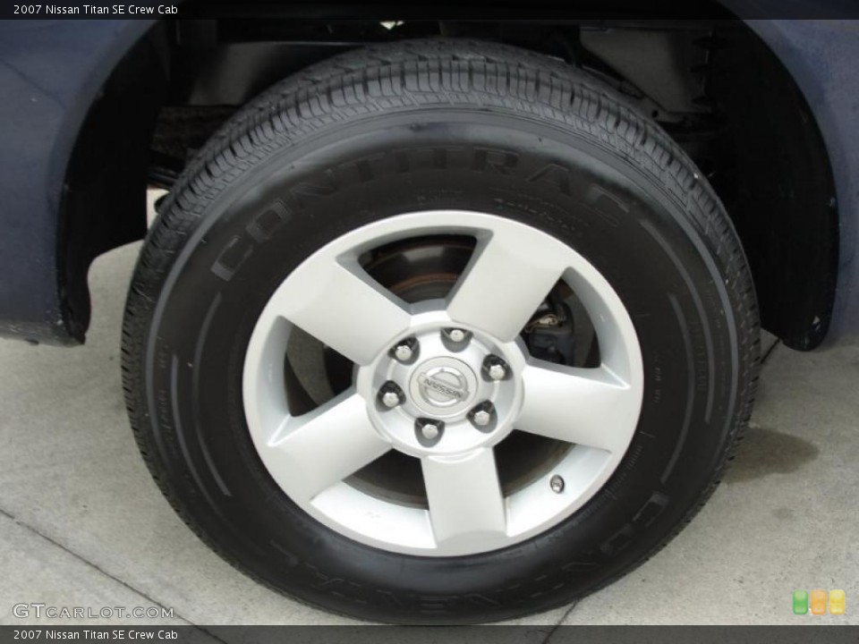 2007 Nissan Titan SE Crew Cab Wheel and Tire Photo #40722134