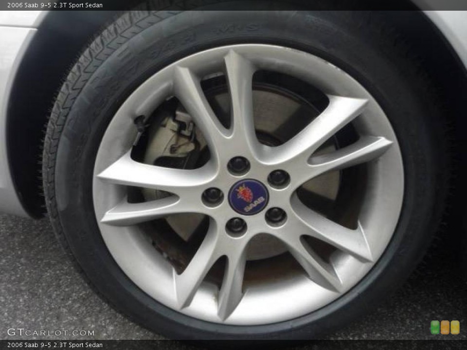 2006 Saab 9-5 2.3T Sport Sedan Wheel and Tire Photo #4072779