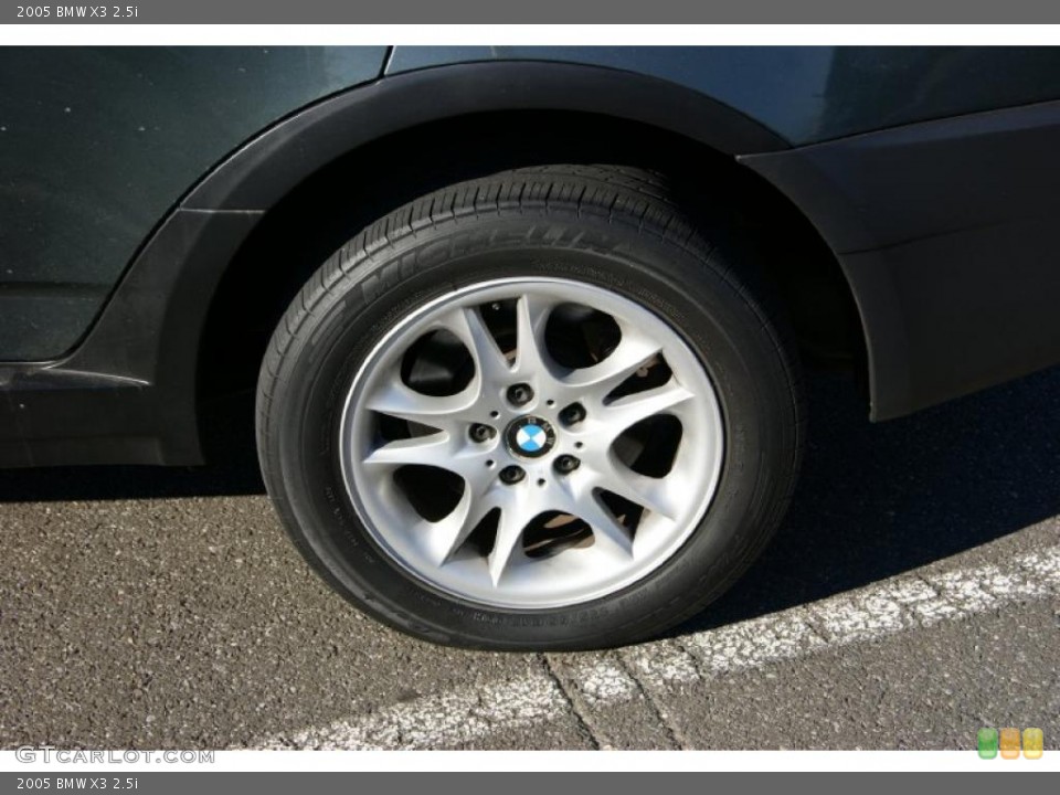 2005 BMW X3 2.5i Wheel and Tire Photo #40728298