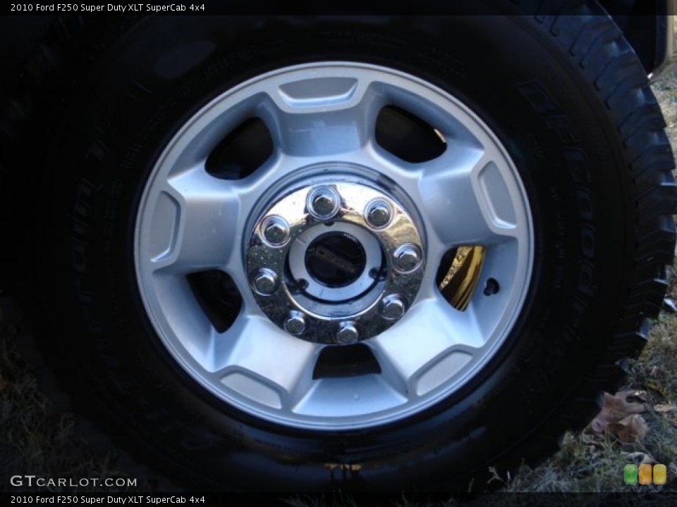 2010 Ford F250 Super Duty XLT SuperCab 4x4 Wheel and Tire Photo #40730123