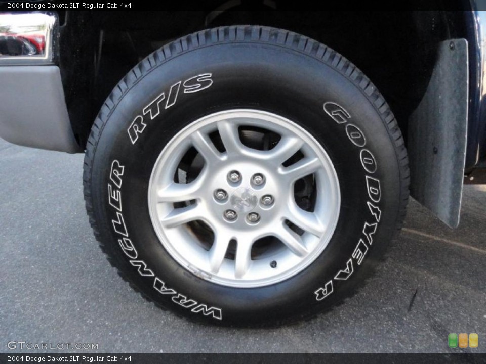 2004 Dodge Dakota SLT Regular Cab 4x4 Wheel and Tire Photo #40734907