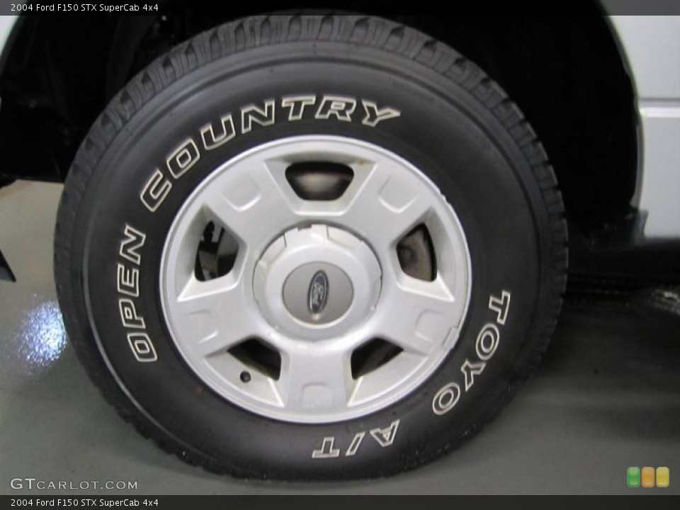 2004 Ford F150 STX SuperCab 4x4 Wheel and Tire Photo #40740895