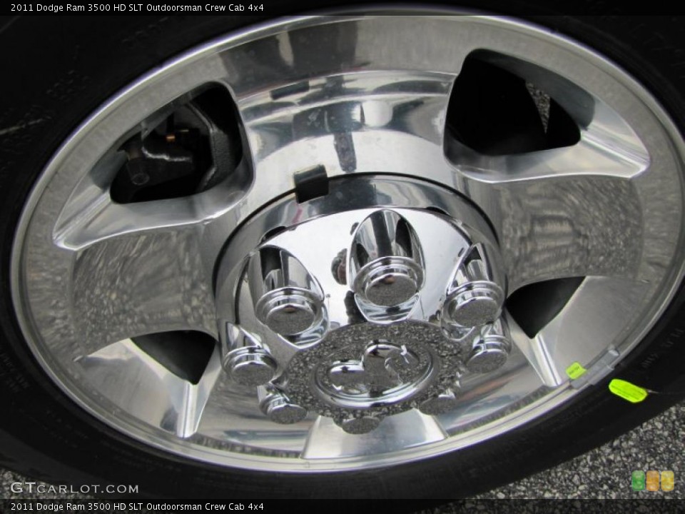 2011 Dodge Ram 3500 HD SLT Outdoorsman Crew Cab 4x4 Wheel and Tire Photo #40743296