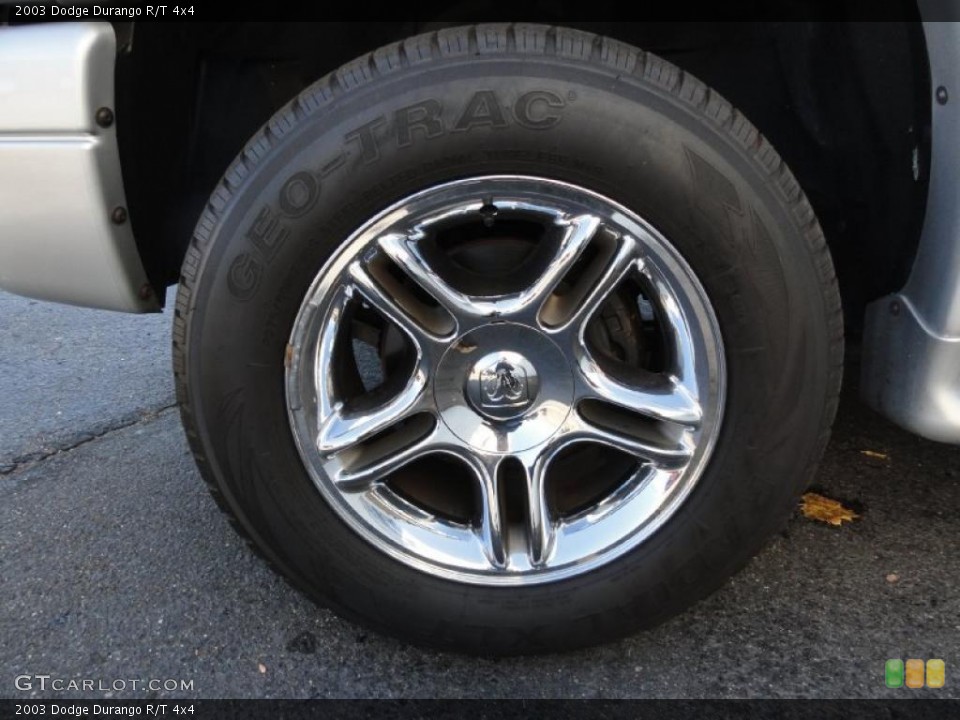 2003 Dodge Durango R/T 4x4 Wheel and Tire Photo #40749162
