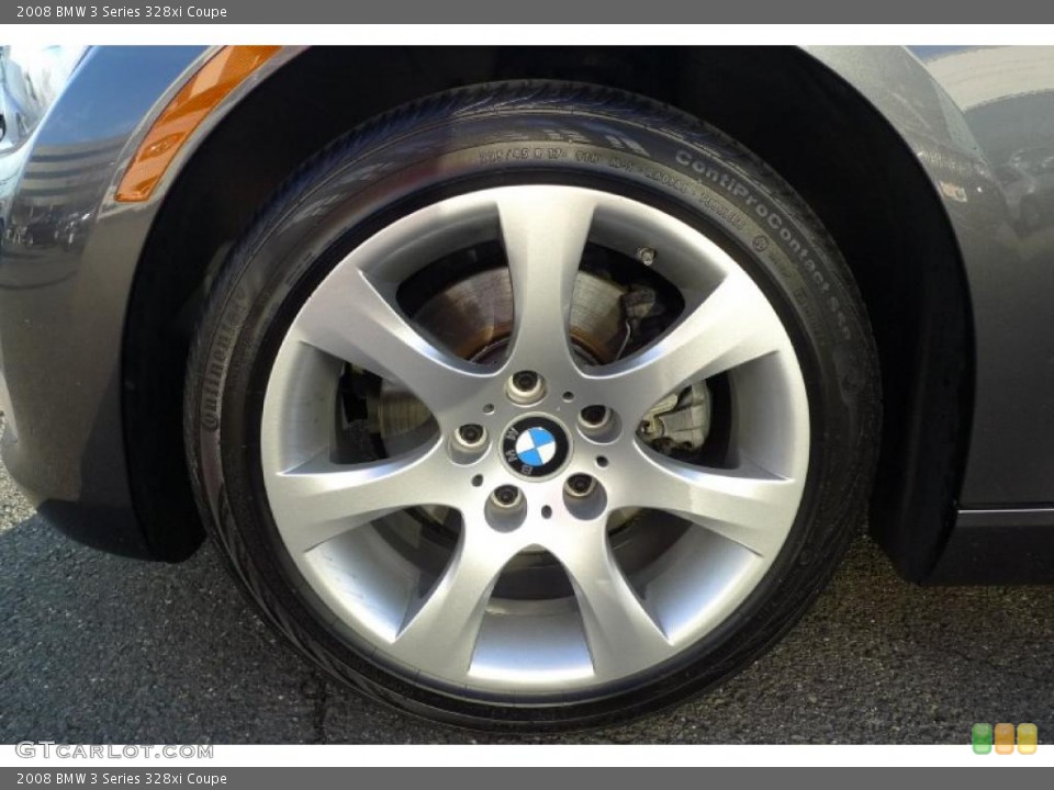 2008 BMW 3 Series 328xi Coupe Wheel and Tire Photo #40749278