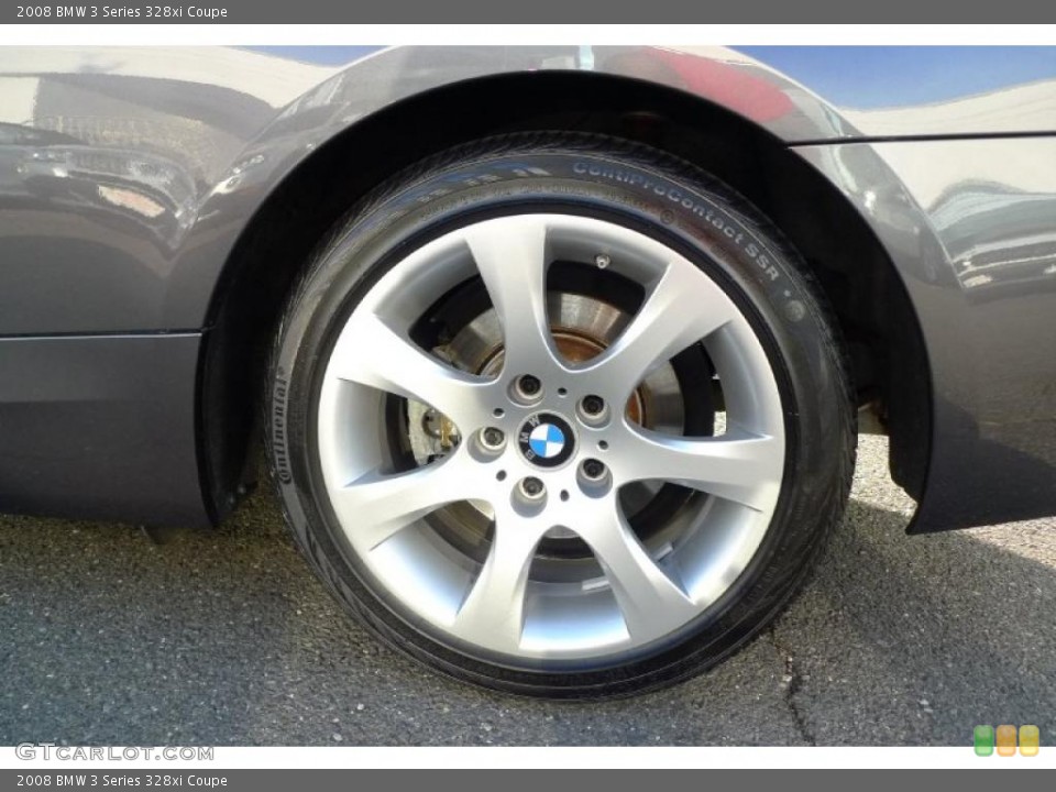 2008 BMW 3 Series 328xi Coupe Wheel and Tire Photo #40749414