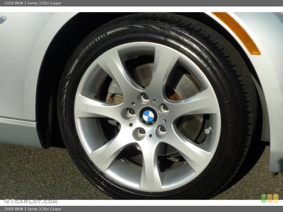 2008 BMW 3 Series 328xi Coupe Wheel and Tire Photo #40752122
