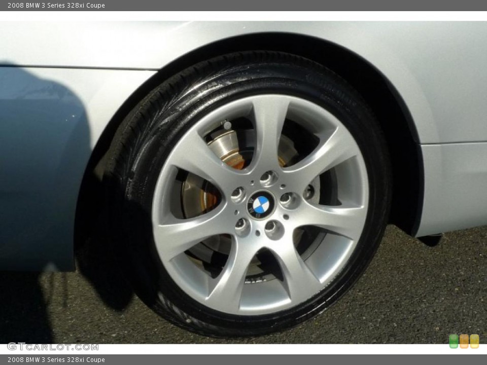 2008 BMW 3 Series 328xi Coupe Wheel and Tire Photo #40752206