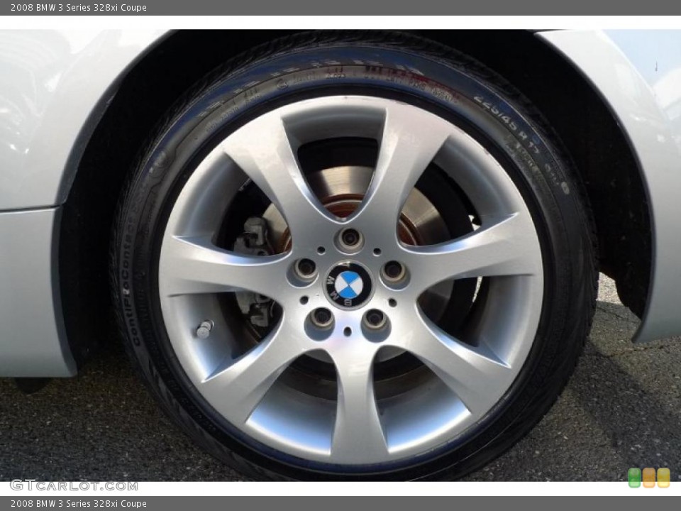2008 BMW 3 Series 328xi Coupe Wheel and Tire Photo #40752222