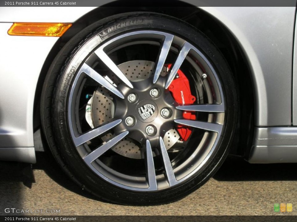 2011 Porsche 911 Carrera 4S Cabriolet Wheel and Tire Photo #40753639