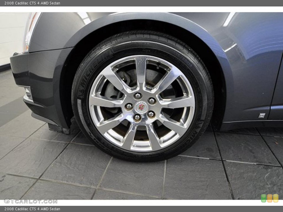 2008 Cadillac CTS 4 AWD Sedan Wheel and Tire Photo #40755335
