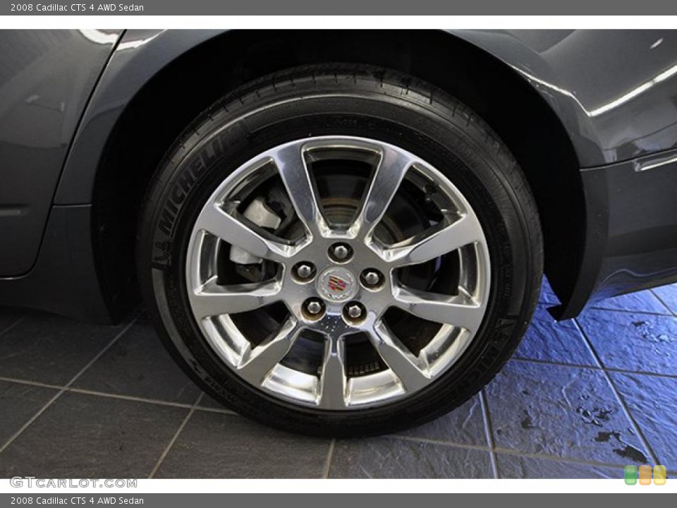 2008 Cadillac CTS 4 AWD Sedan Wheel and Tire Photo #40755343