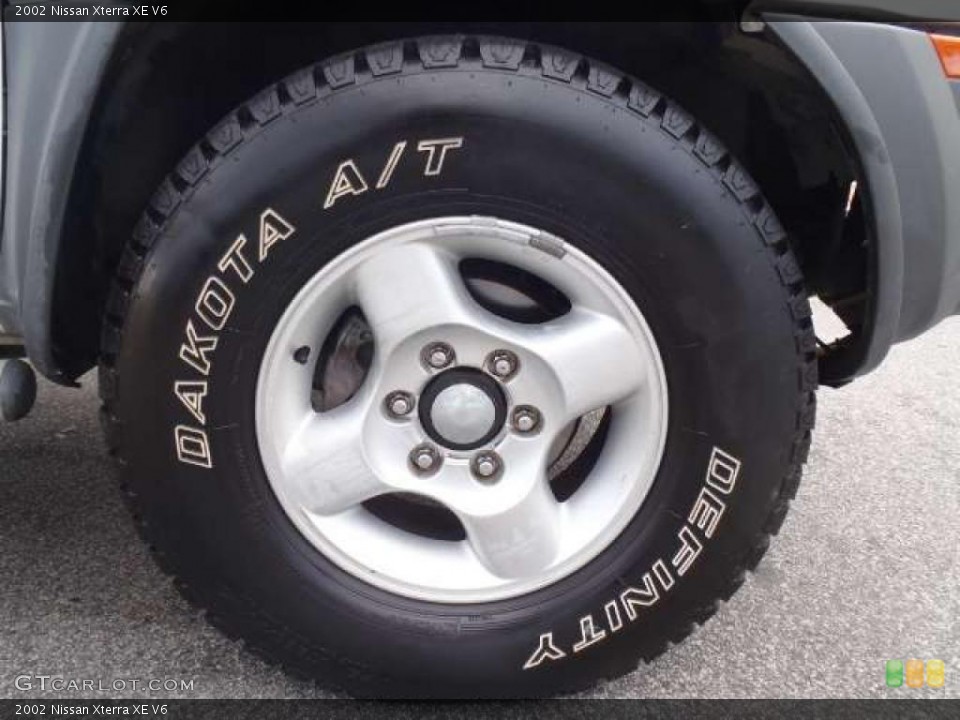 2002 Nissan Xterra XE V6 Wheel and Tire Photo #40757511