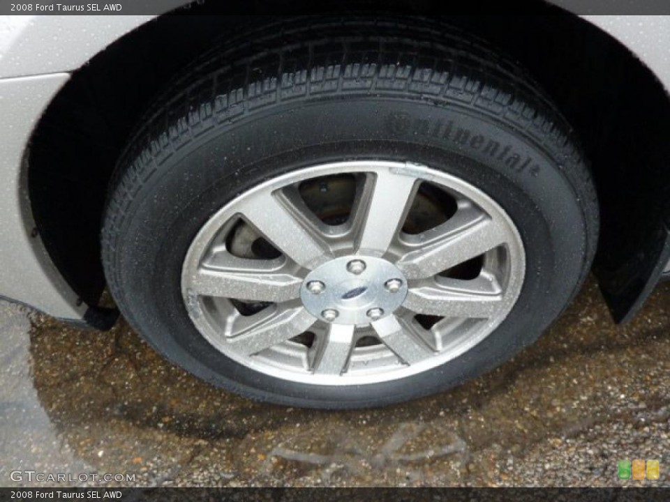 2008 Ford Taurus SEL AWD Wheel and Tire Photo #40759851