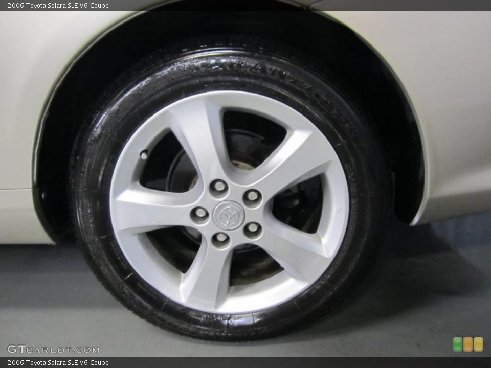 2006 Toyota Solara SLE V6 Coupe Wheel and Tire Photo #40763355