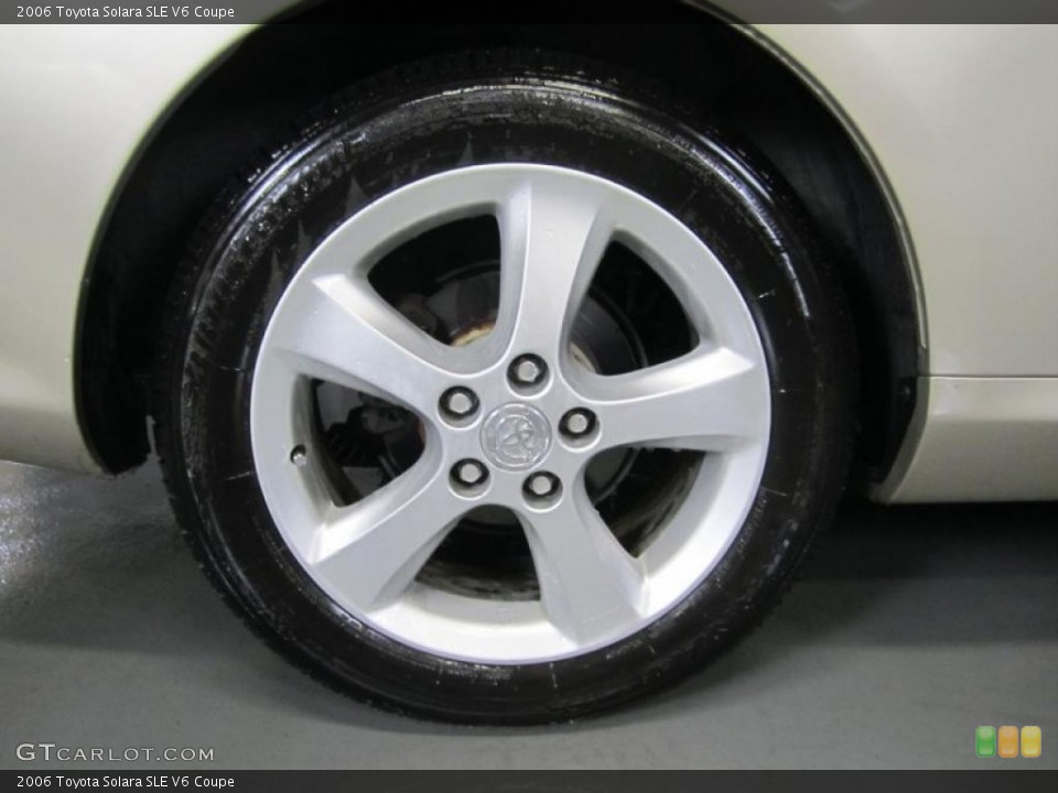 2006 Toyota Solara SLE V6 Coupe Wheel and Tire Photo #40763467