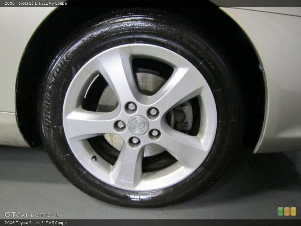 2006 Toyota Solara SLE V6 Coupe Wheel and Tire Photo #40763479