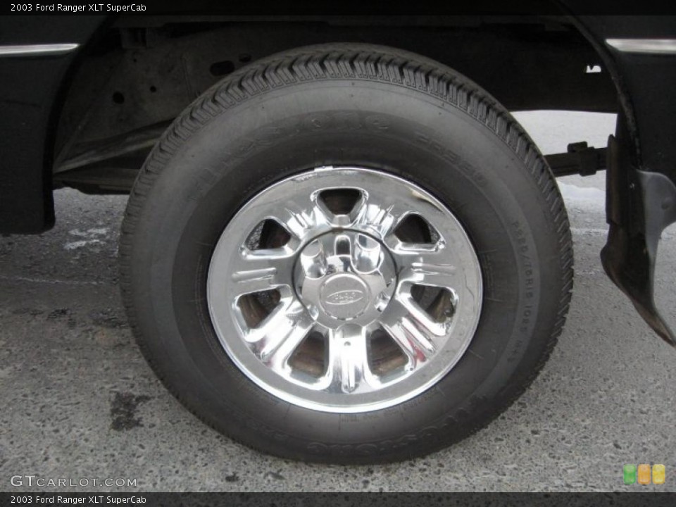 2003 Ford Ranger XLT SuperCab Wheel and Tire Photo #40764611