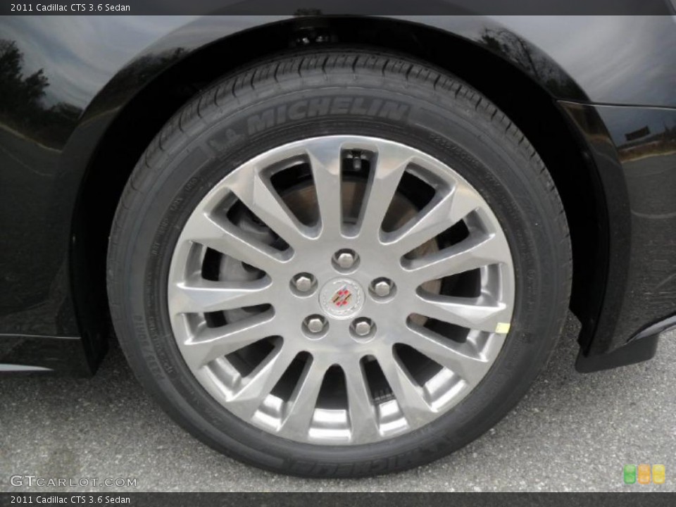 2011 Cadillac CTS 3.6 Sedan Wheel and Tire Photo #40764639