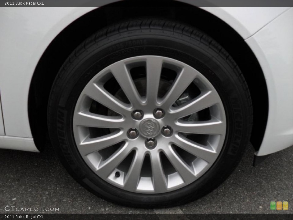 2011 Buick Regal CXL Wheel and Tire Photo #40768767