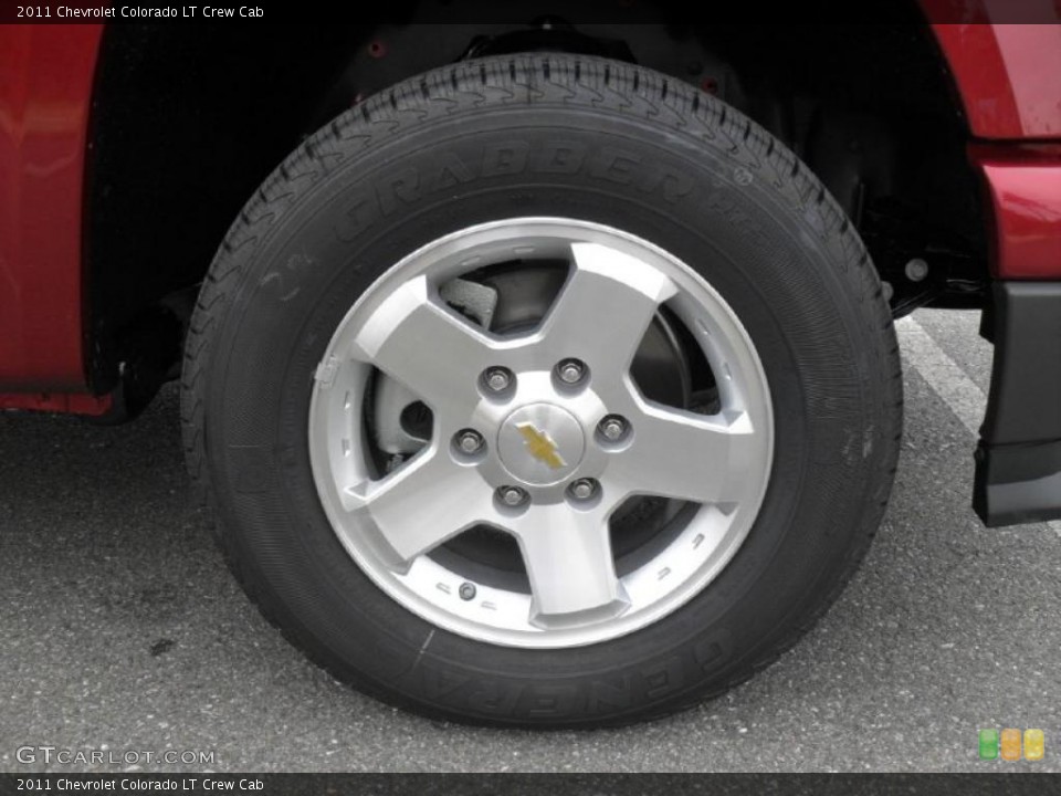 2011 Chevrolet Colorado LT Crew Cab Wheel and Tire Photo #40773147