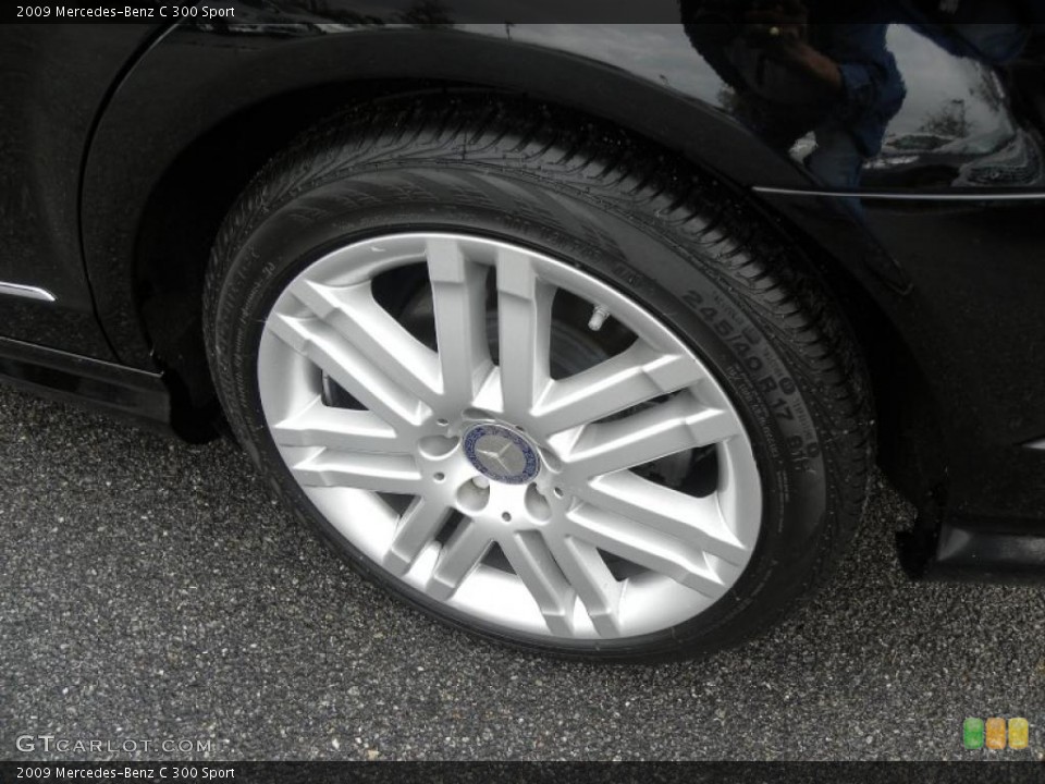 2009 Mercedes-Benz C 300 Sport Wheel and Tire Photo #40775138