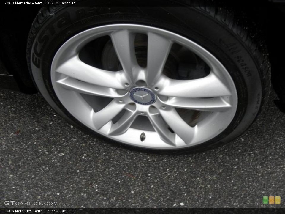 2008 Mercedes-Benz CLK 350 Cabriolet Wheel and Tire Photo #40775431