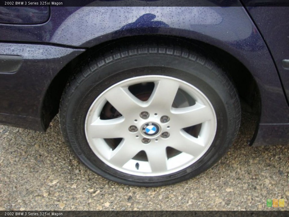 2002 BMW 3 Series 325xi Wagon Wheel and Tire Photo #40779159