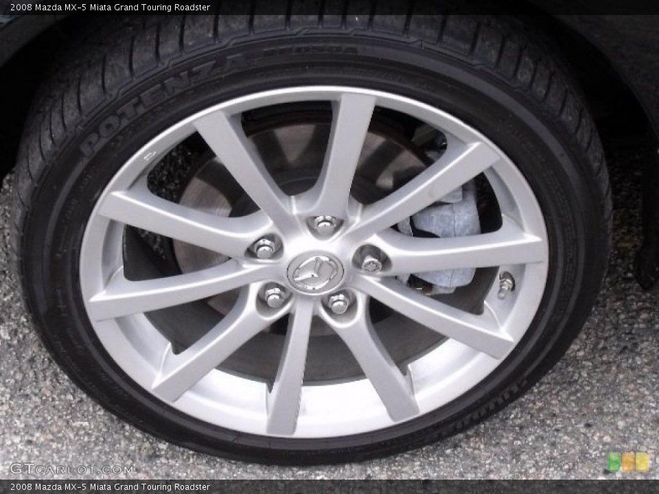 2008 Mazda MX-5 Miata Grand Touring Roadster Wheel and Tire Photo #40779747