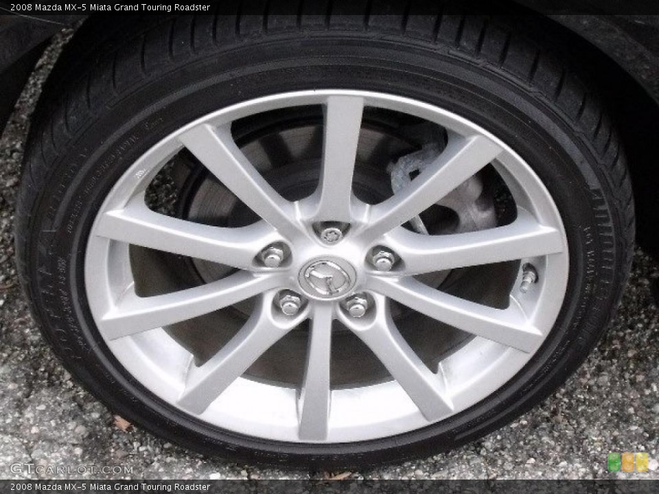 2008 Mazda MX-5 Miata Grand Touring Roadster Wheel and Tire Photo #40779779