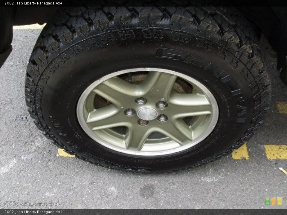 2002 Jeep Liberty Renegade 4x4 Wheel and Tire Photo #40780587